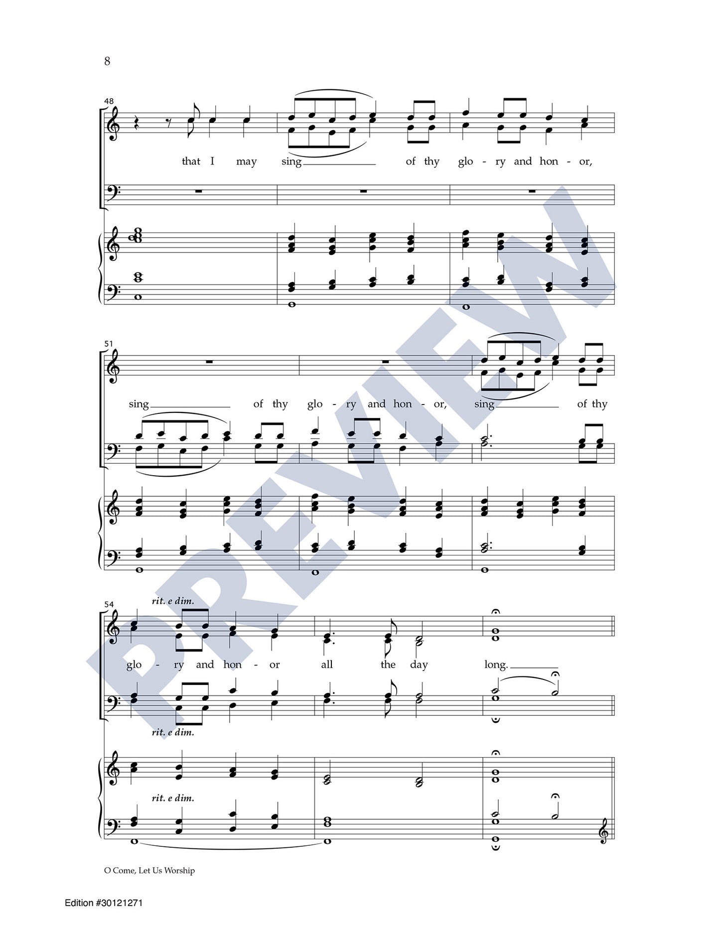 O Come, Let Us Worship