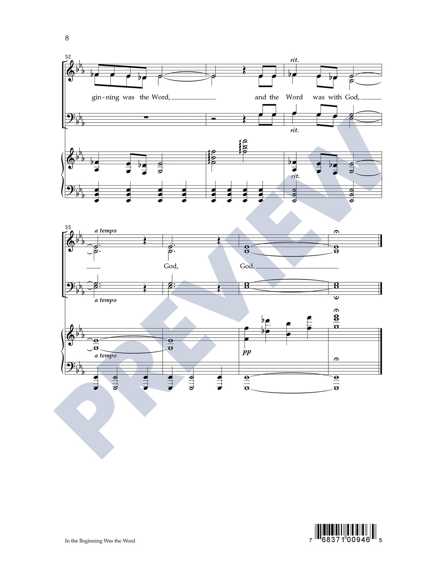 In the Beginning Was the Word