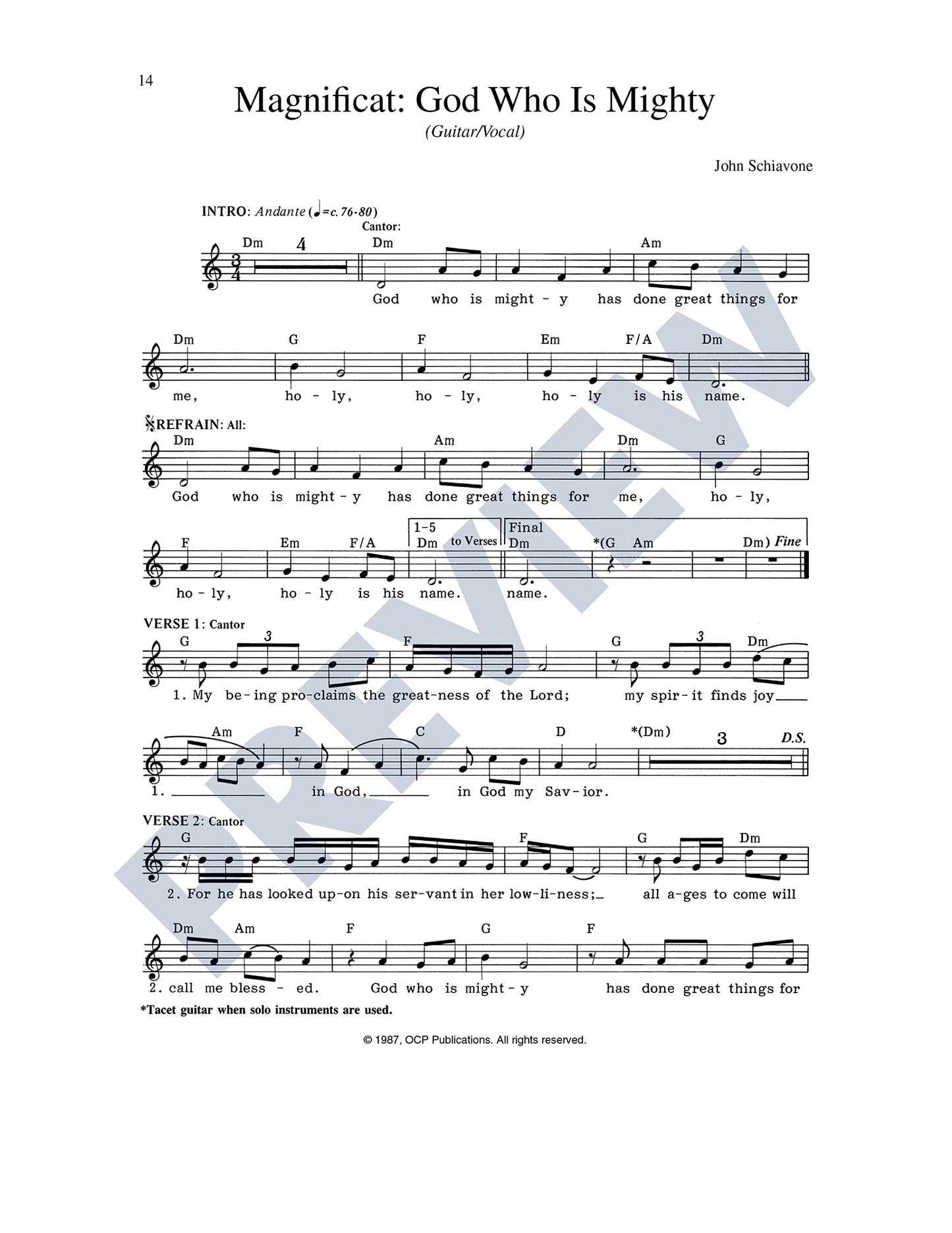 Magnificat: God Who Is Mighty