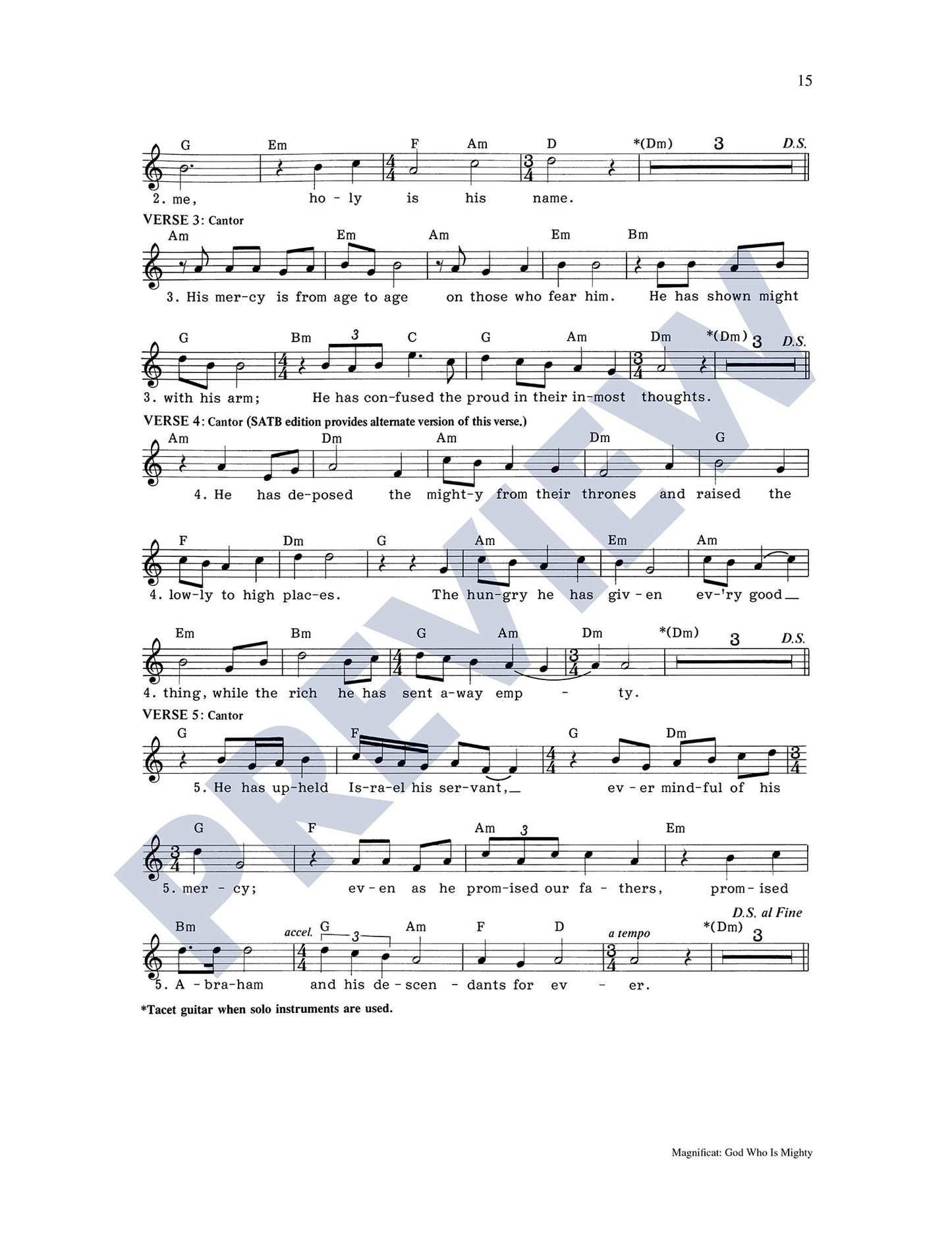 Magnificat: God Who Is Mighty