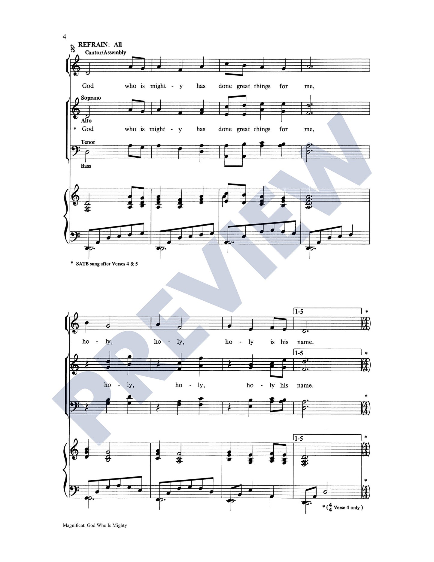 Magnificat: God Who Is Mighty
