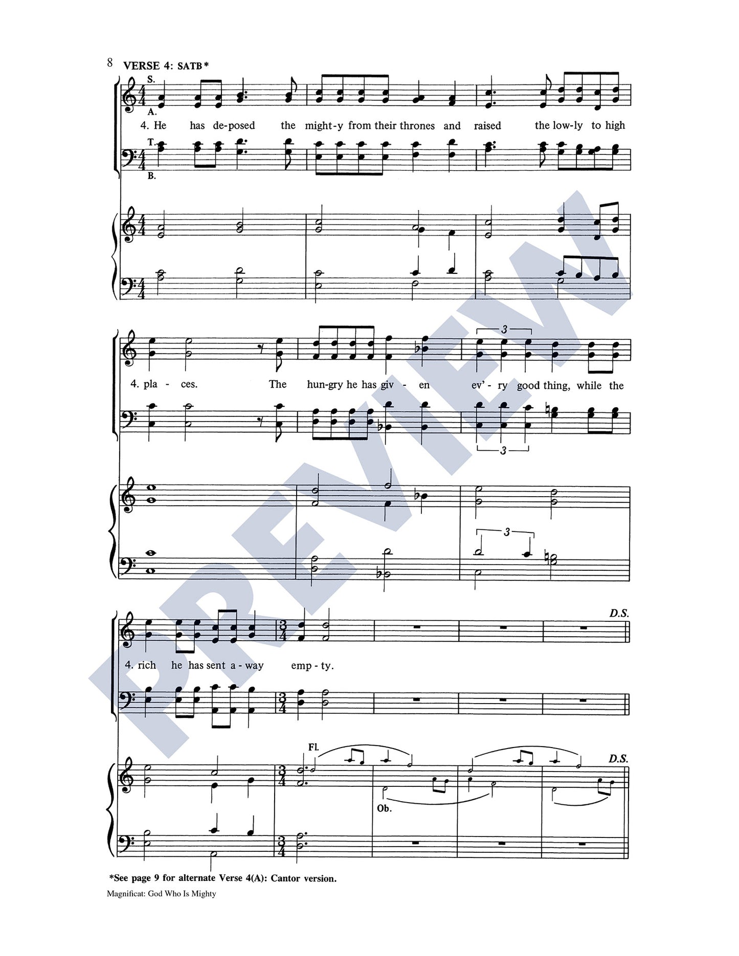 Magnificat: God Who Is Mighty