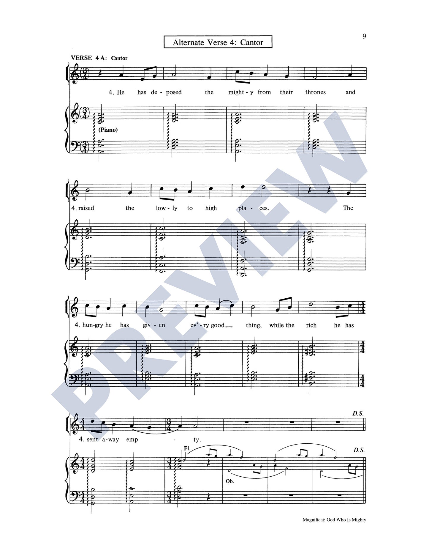 Magnificat: God Who Is Mighty