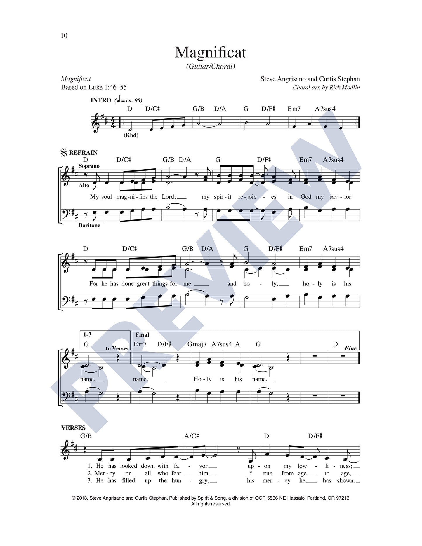 Benedictus/Magnificat