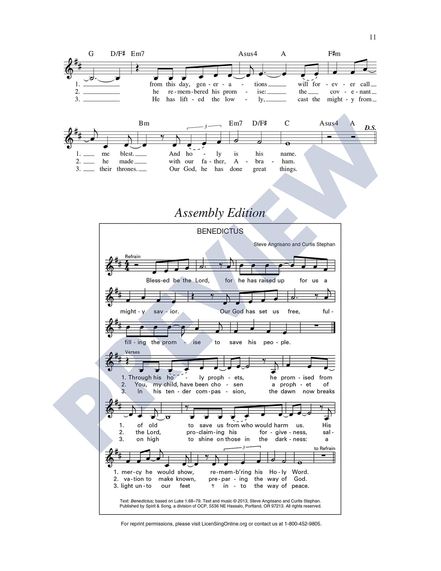 Benedictus/Magnificat