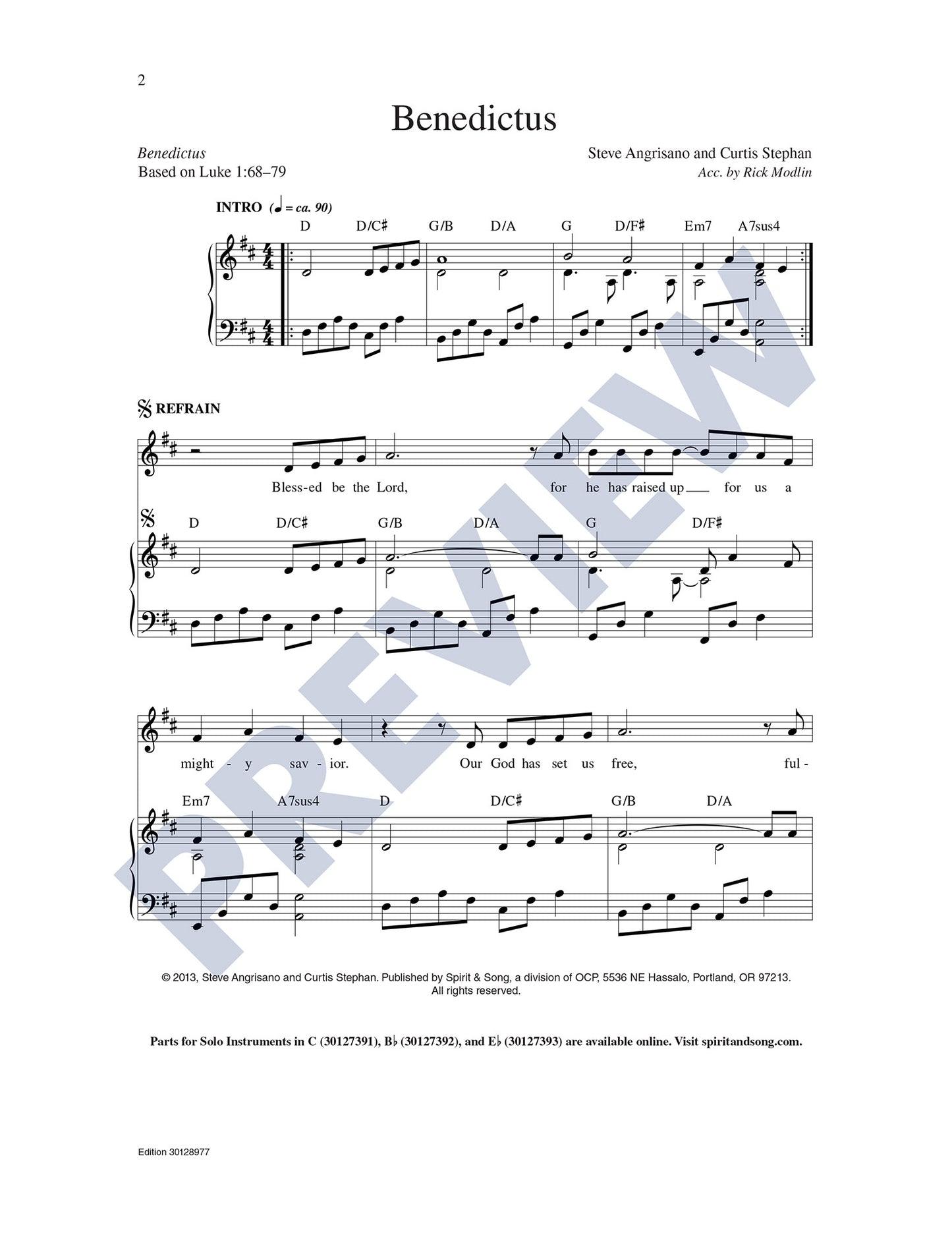 Benedictus/Magnificat