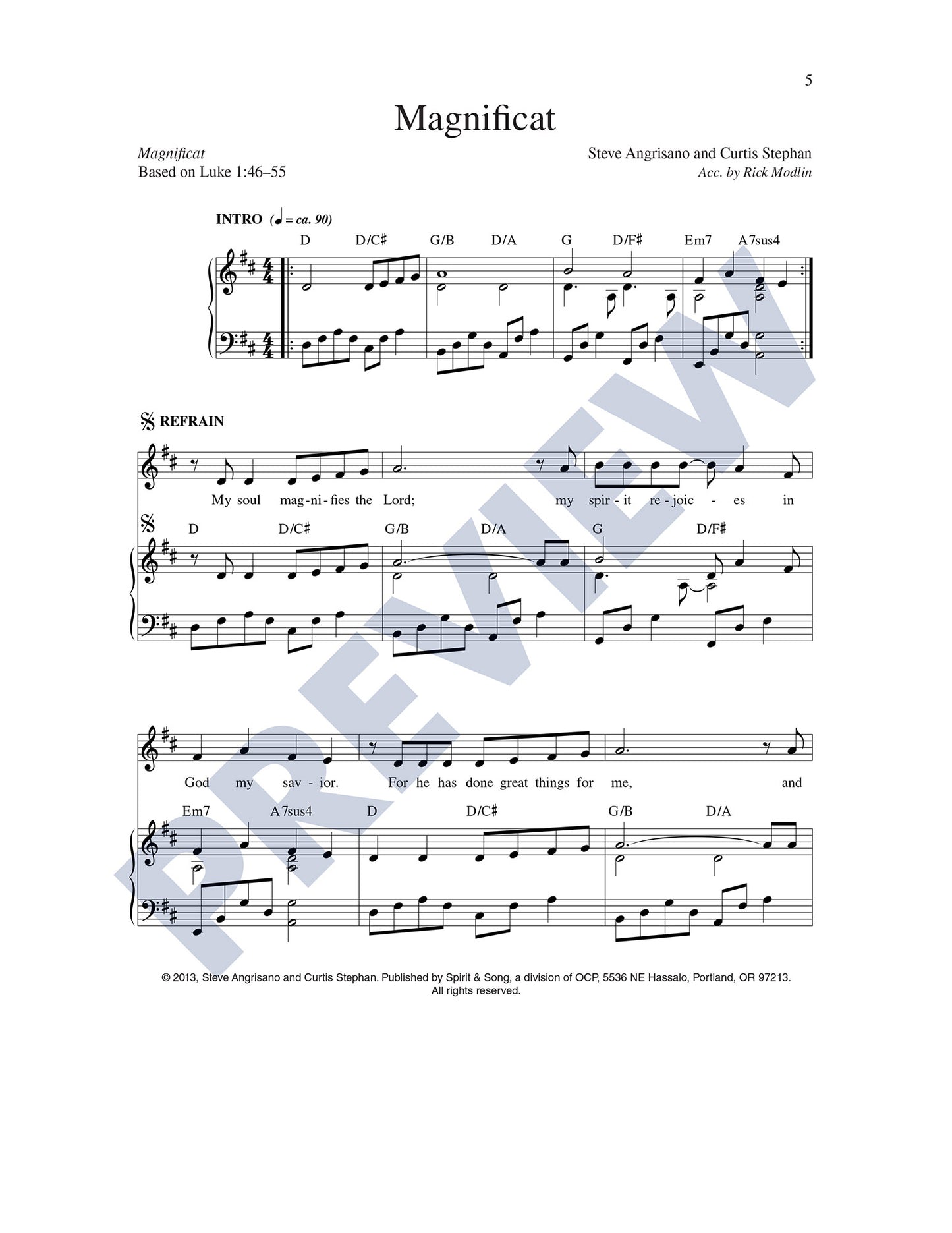 Benedictus/Magnificat