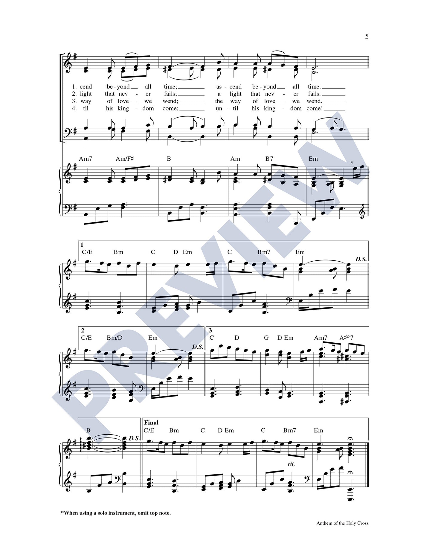 Anthem of the Holy Cross