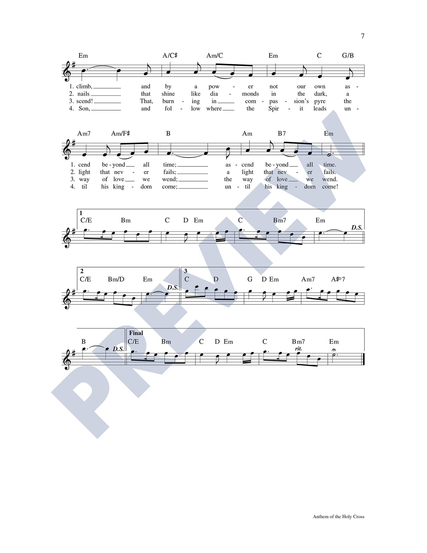 Anthem of the Holy Cross