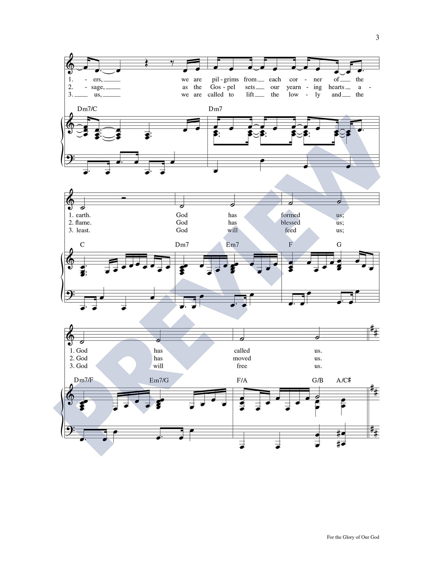 For the Glory of Our God