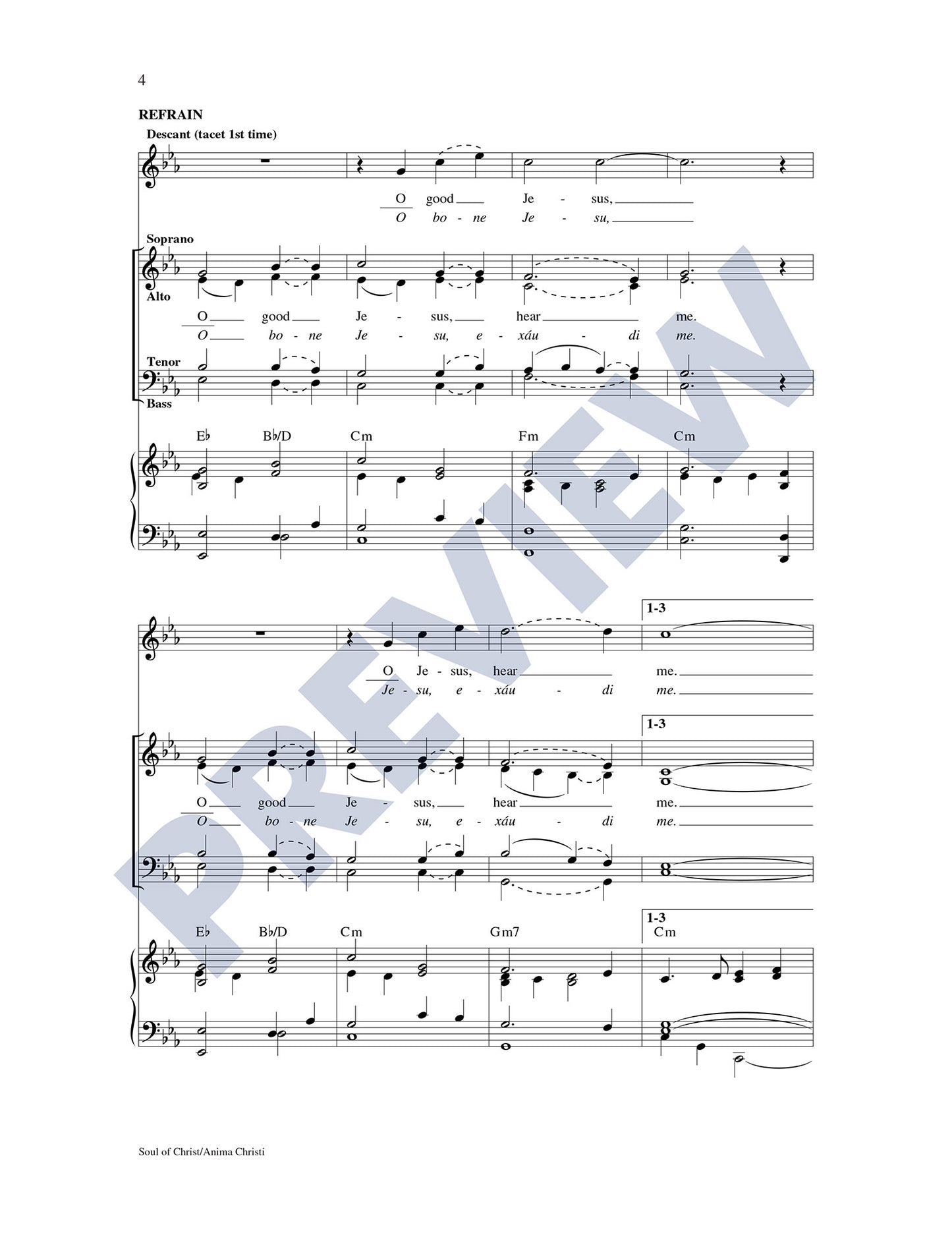 Soul of Christ/Anima Christi