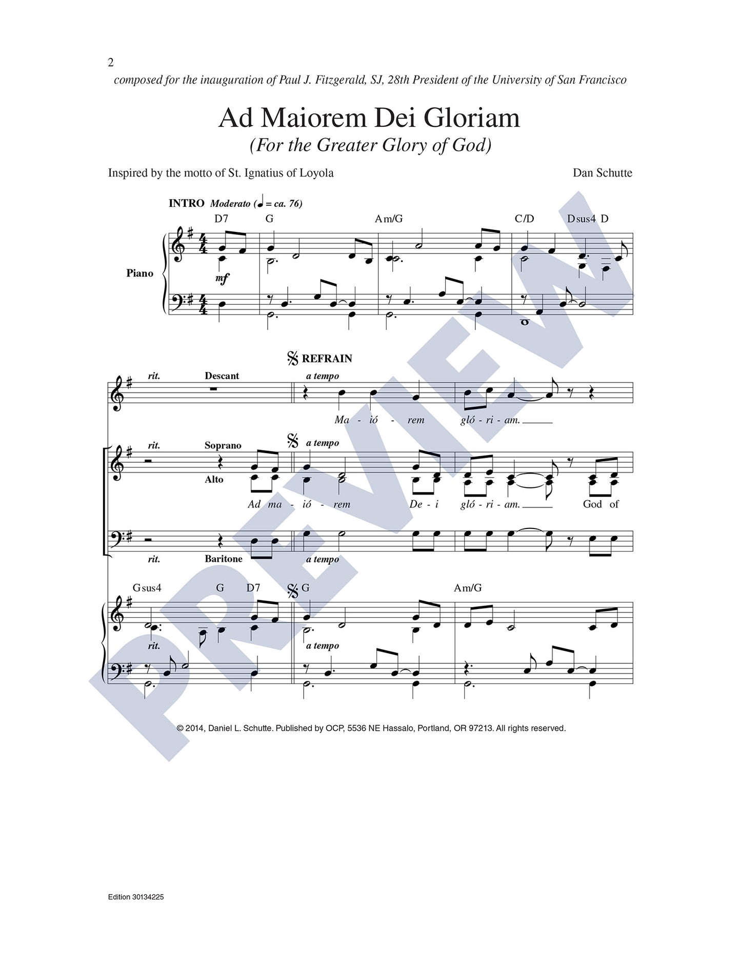 Ad Maiorem Dei Gloriam