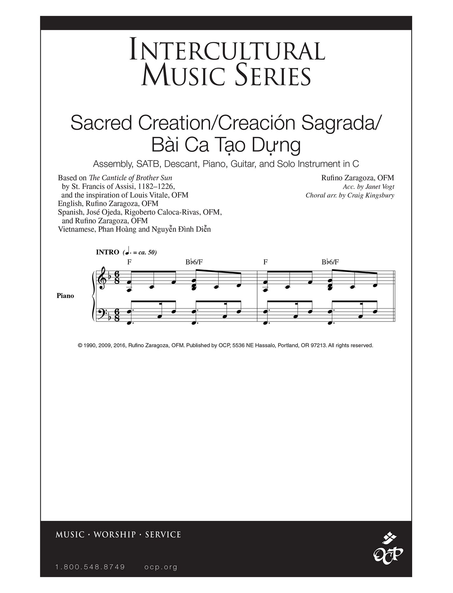 Sacred Creation/Creación Sagrada/Bài Ca Tao Dung