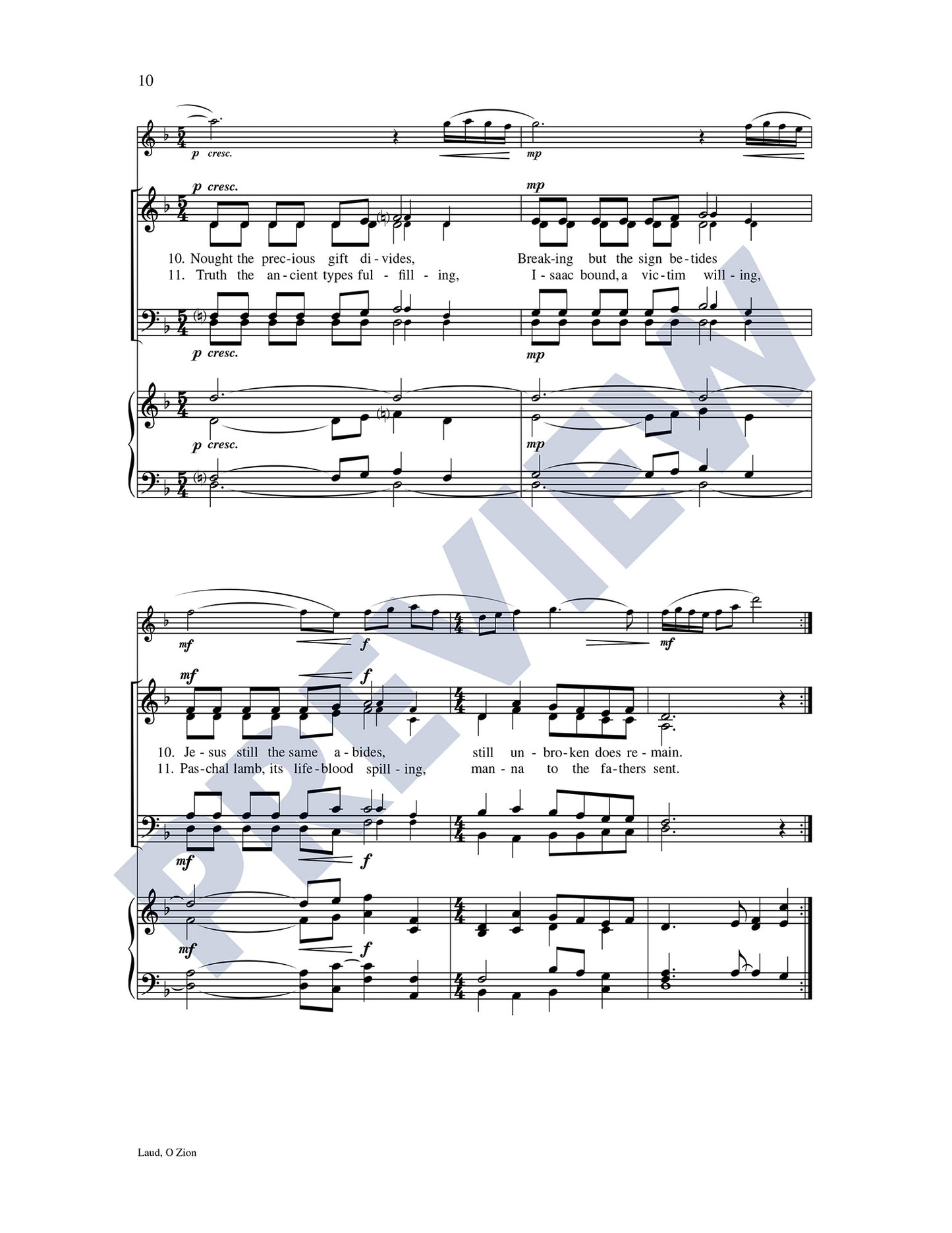 Laud, O Zion