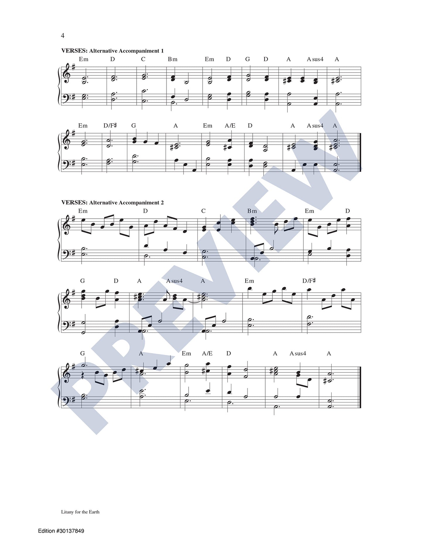 Litany for the Earth