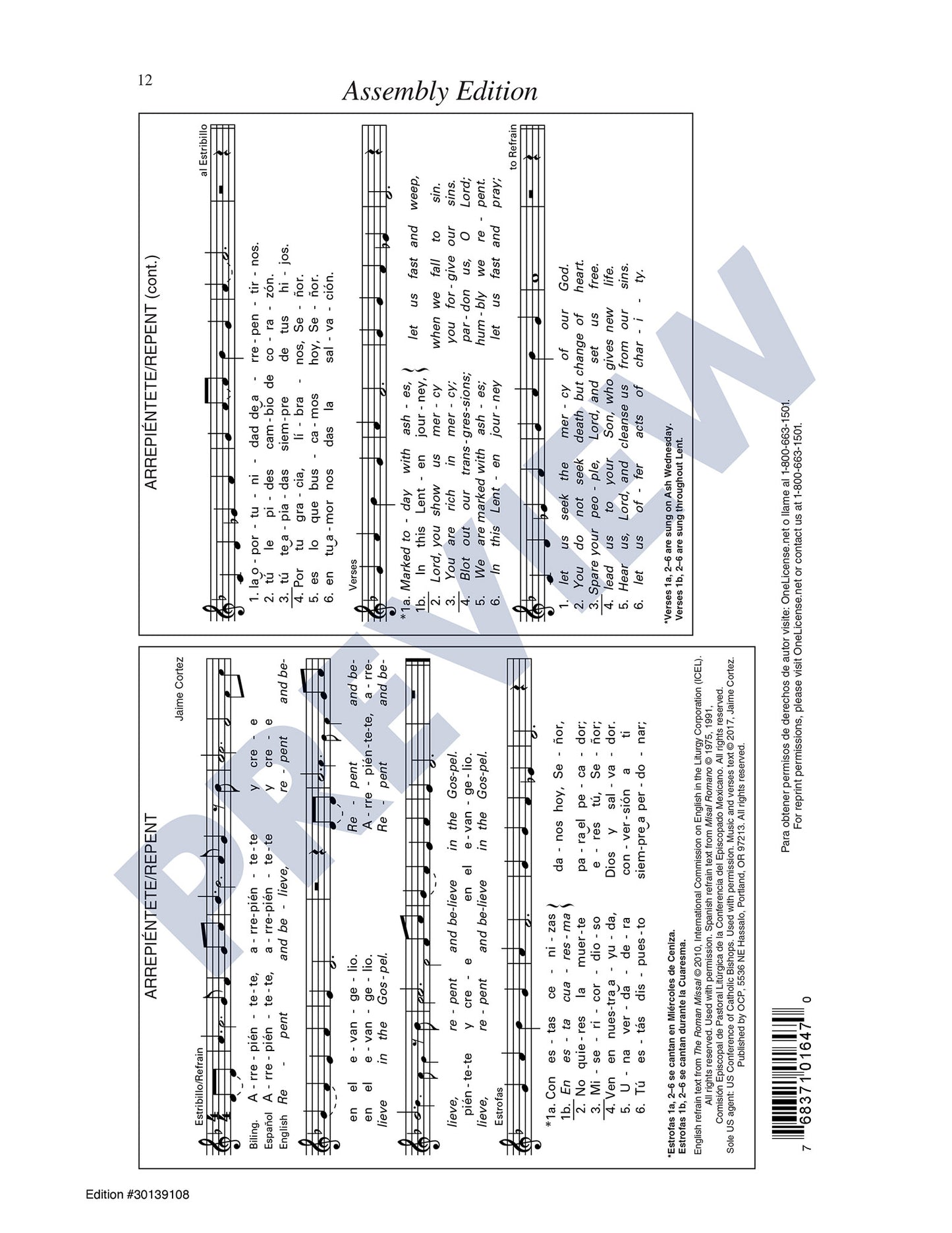 Arrepiéntete/Repent