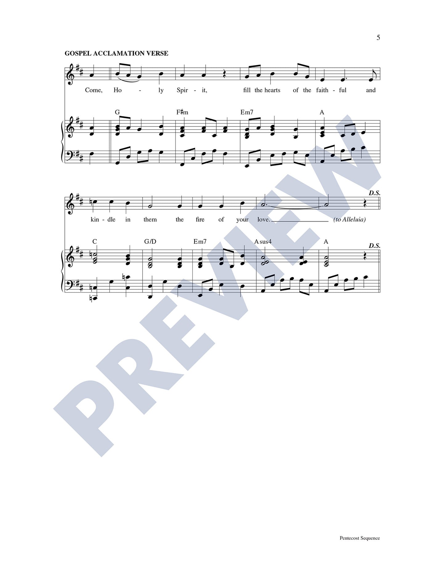 Pentecost Sequence
