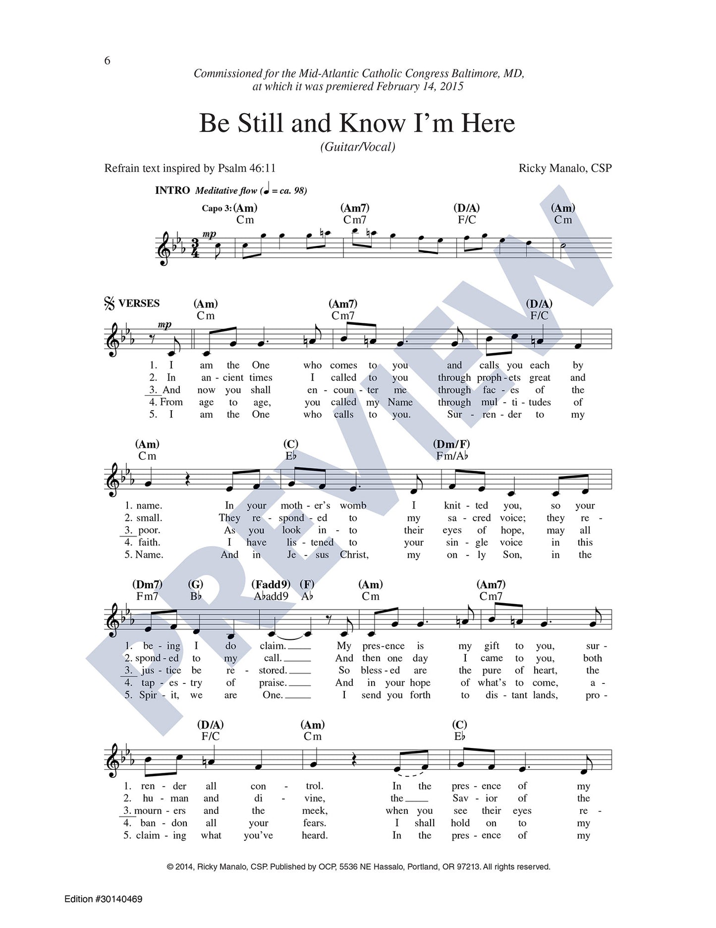 Be Still and Know I'm Here