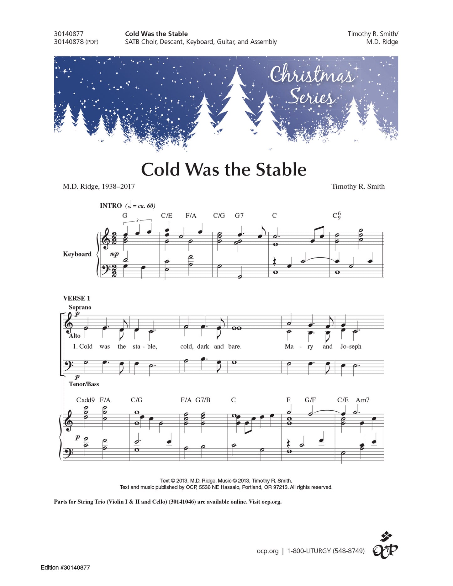 Cold Was the Stable