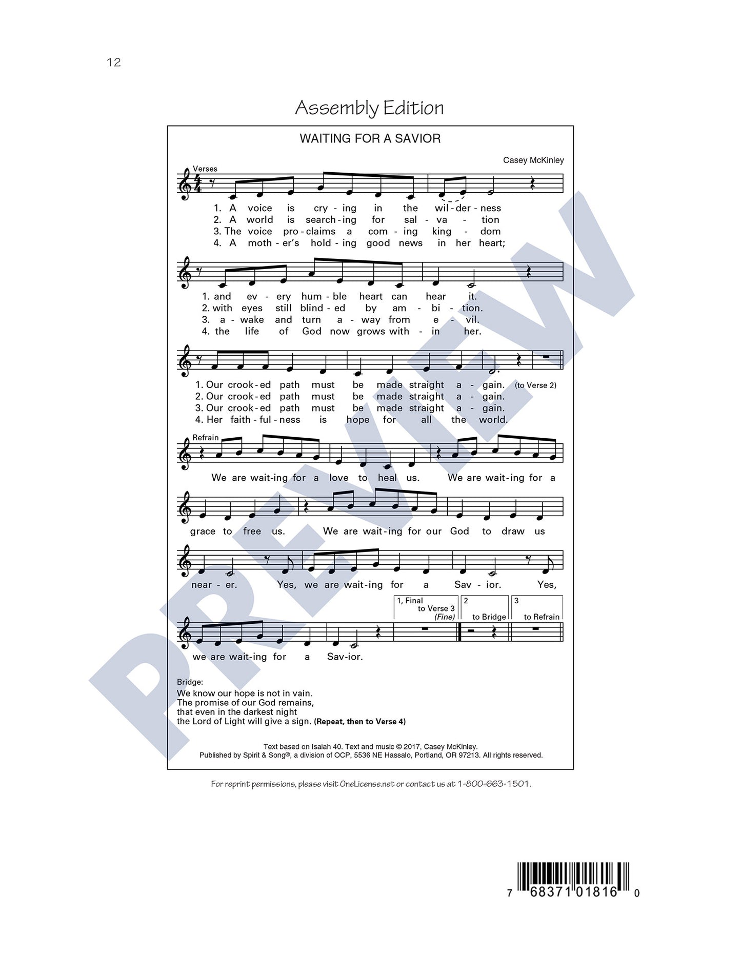 Waiting for a Savior