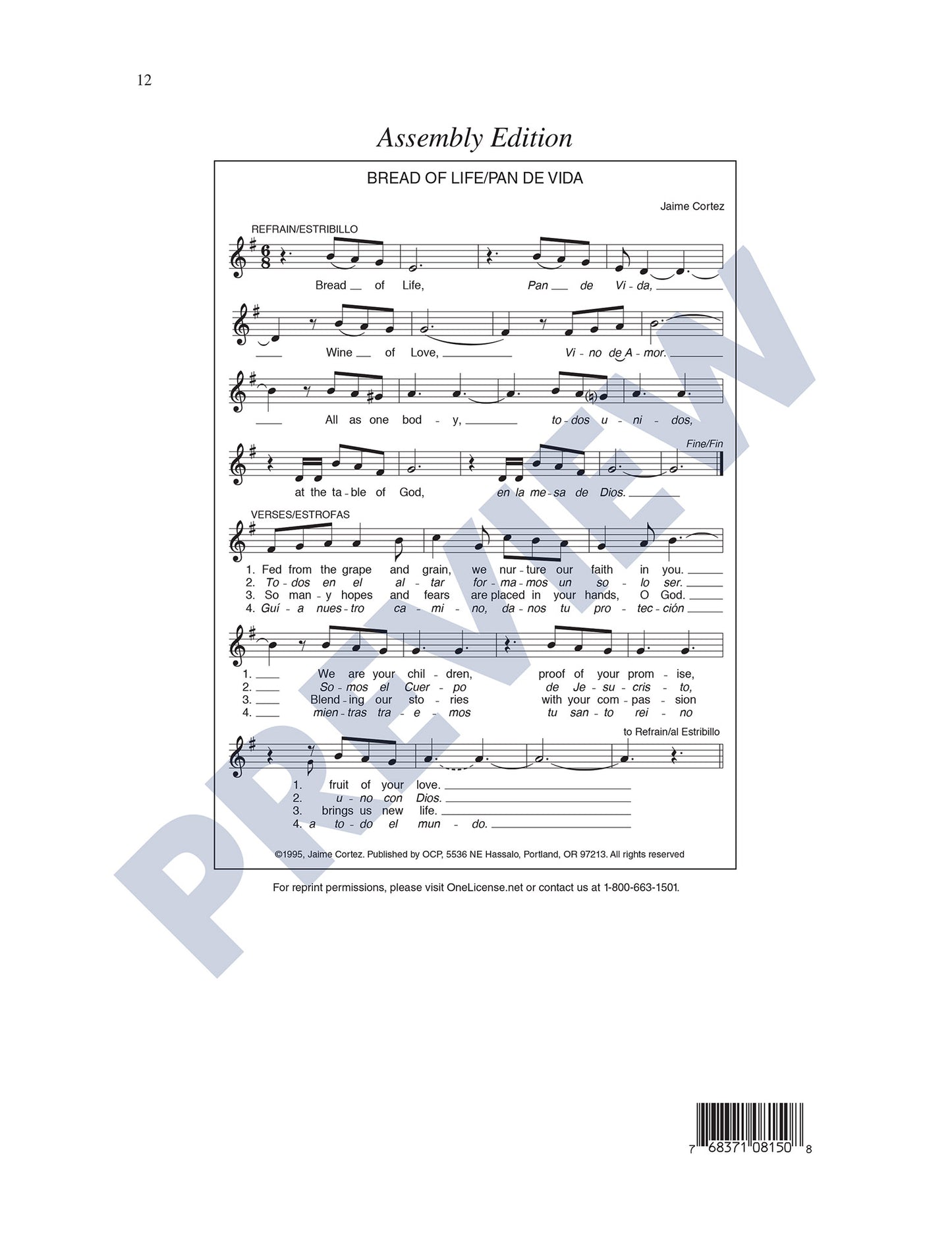 Bread of Life/Pan de Vida