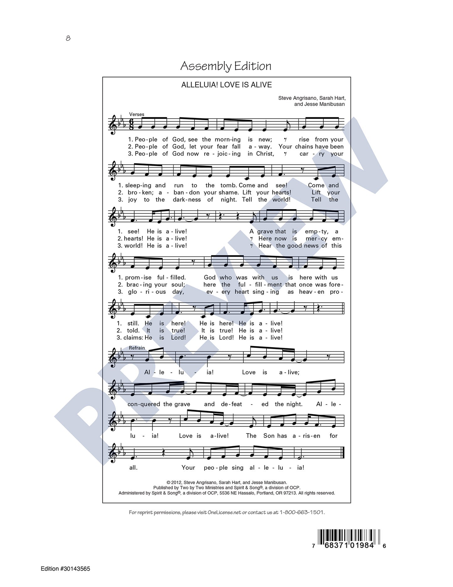 Alleluia! Love Is Alive