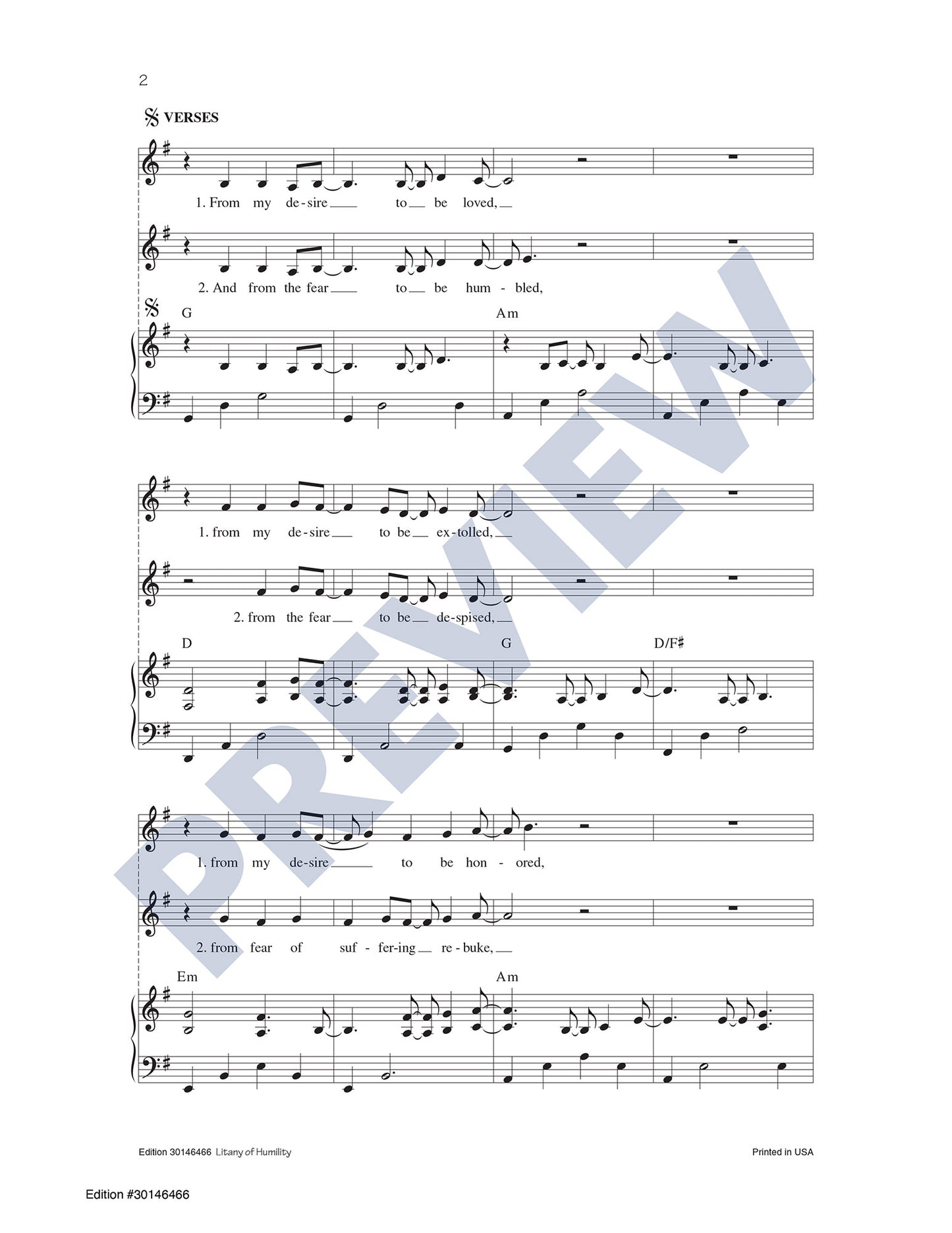 Litany of Humility