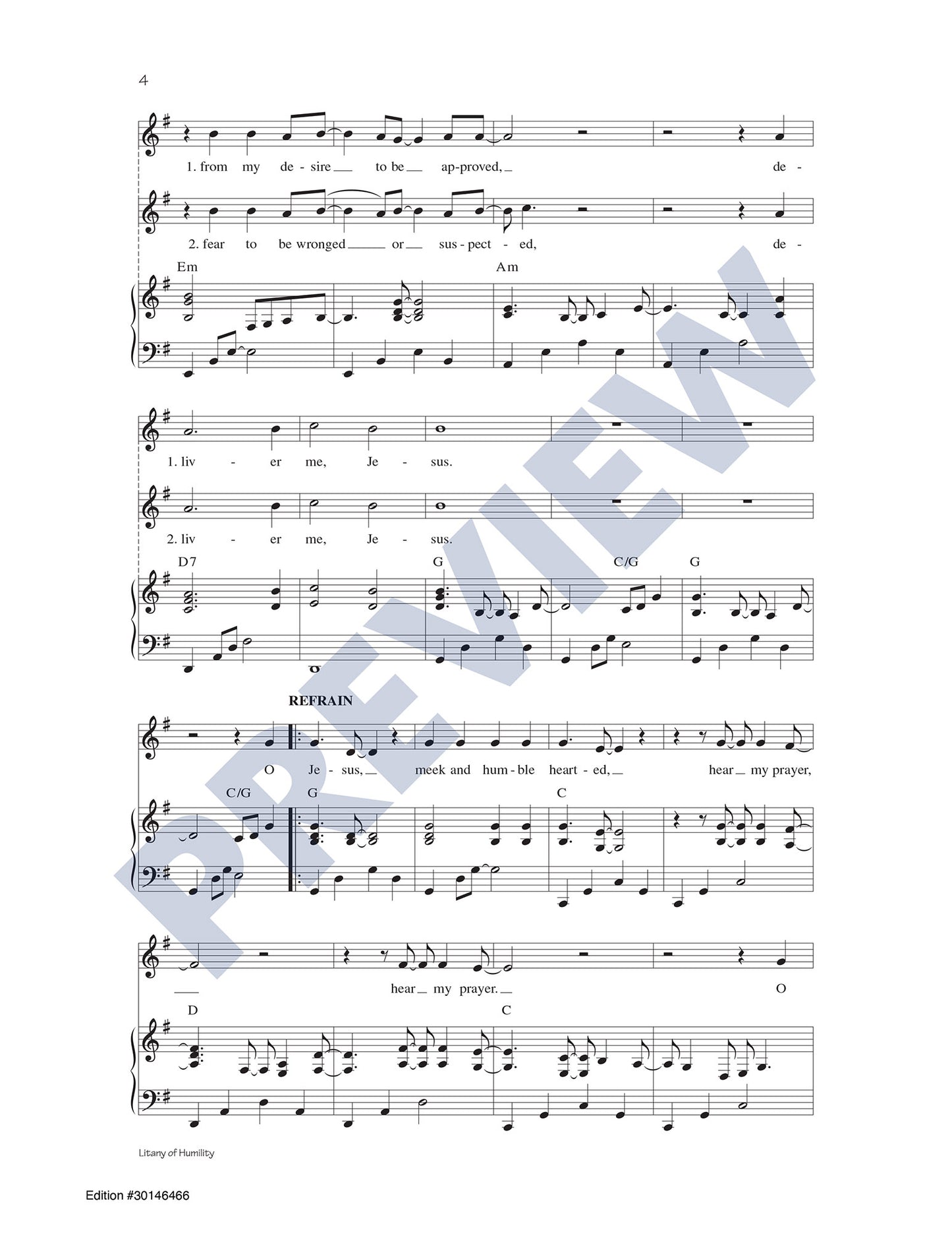 Litany of Humility