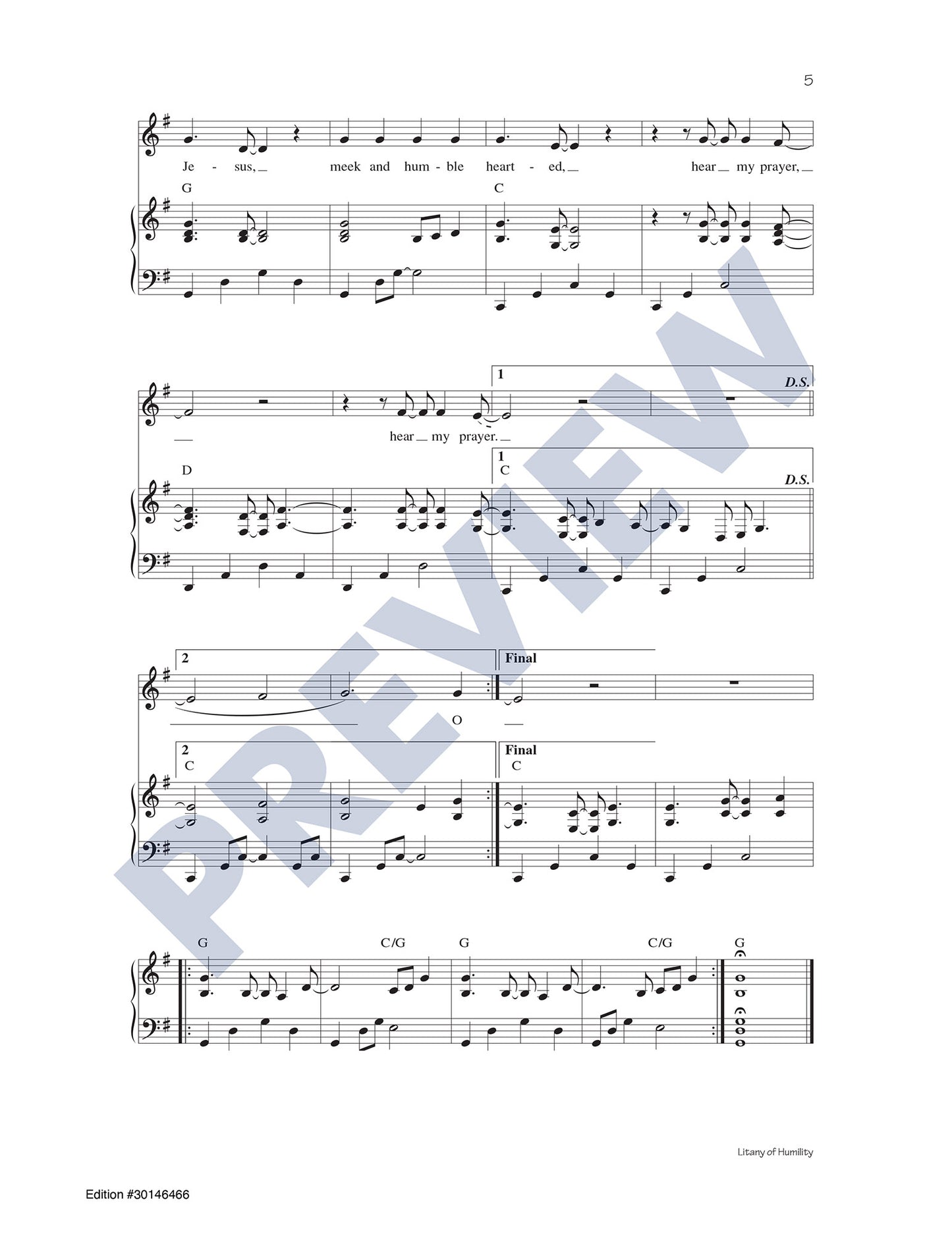Litany of Humility