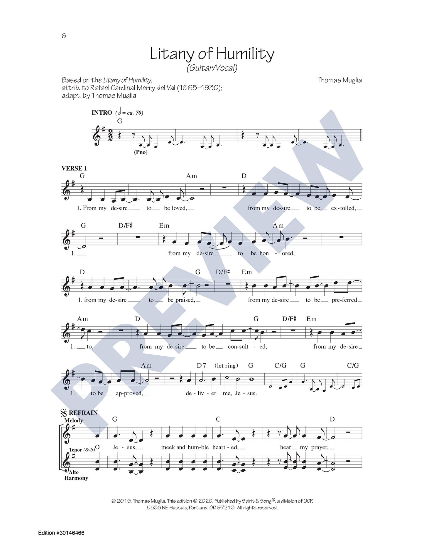 Litany of Humility