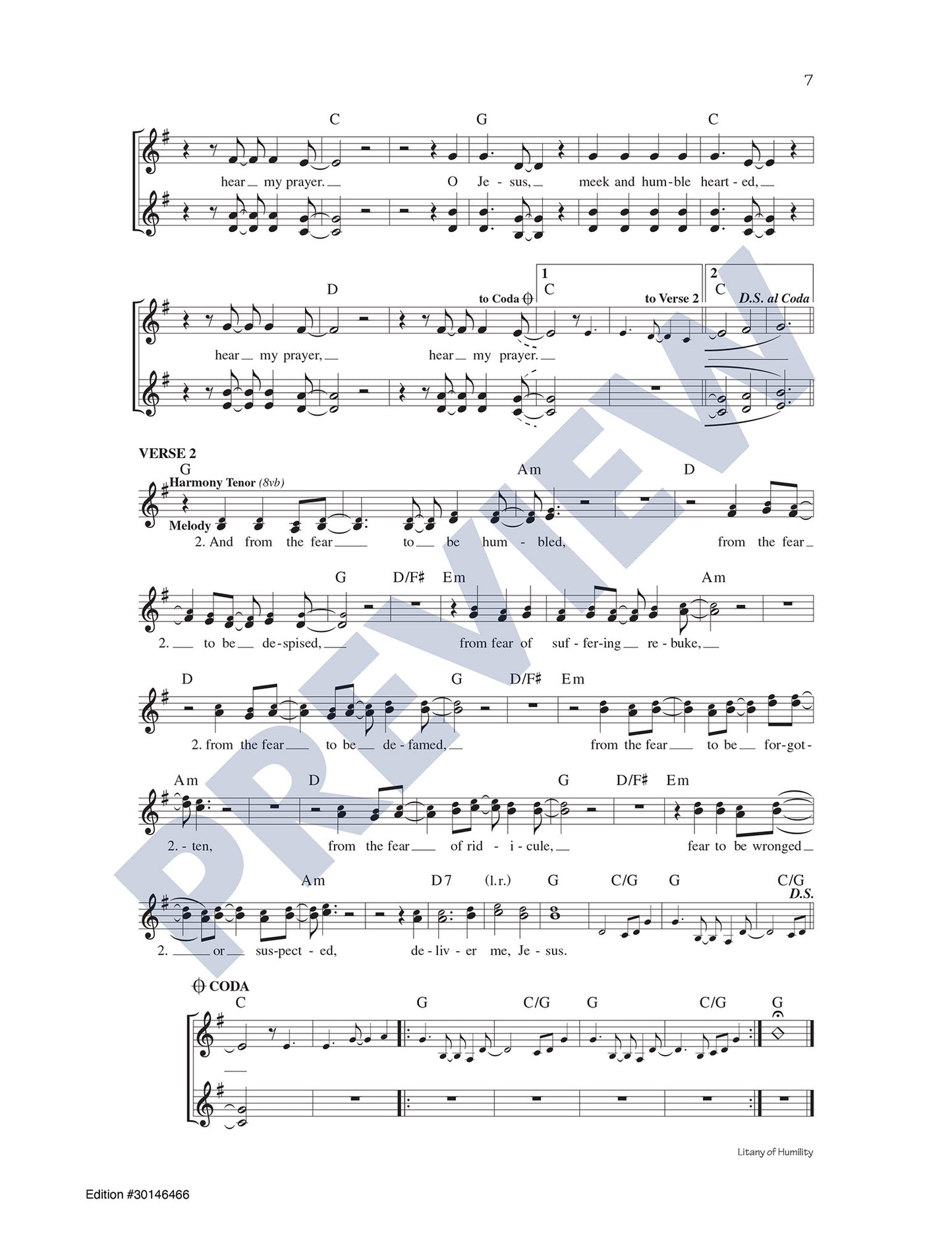 Litany of Humility