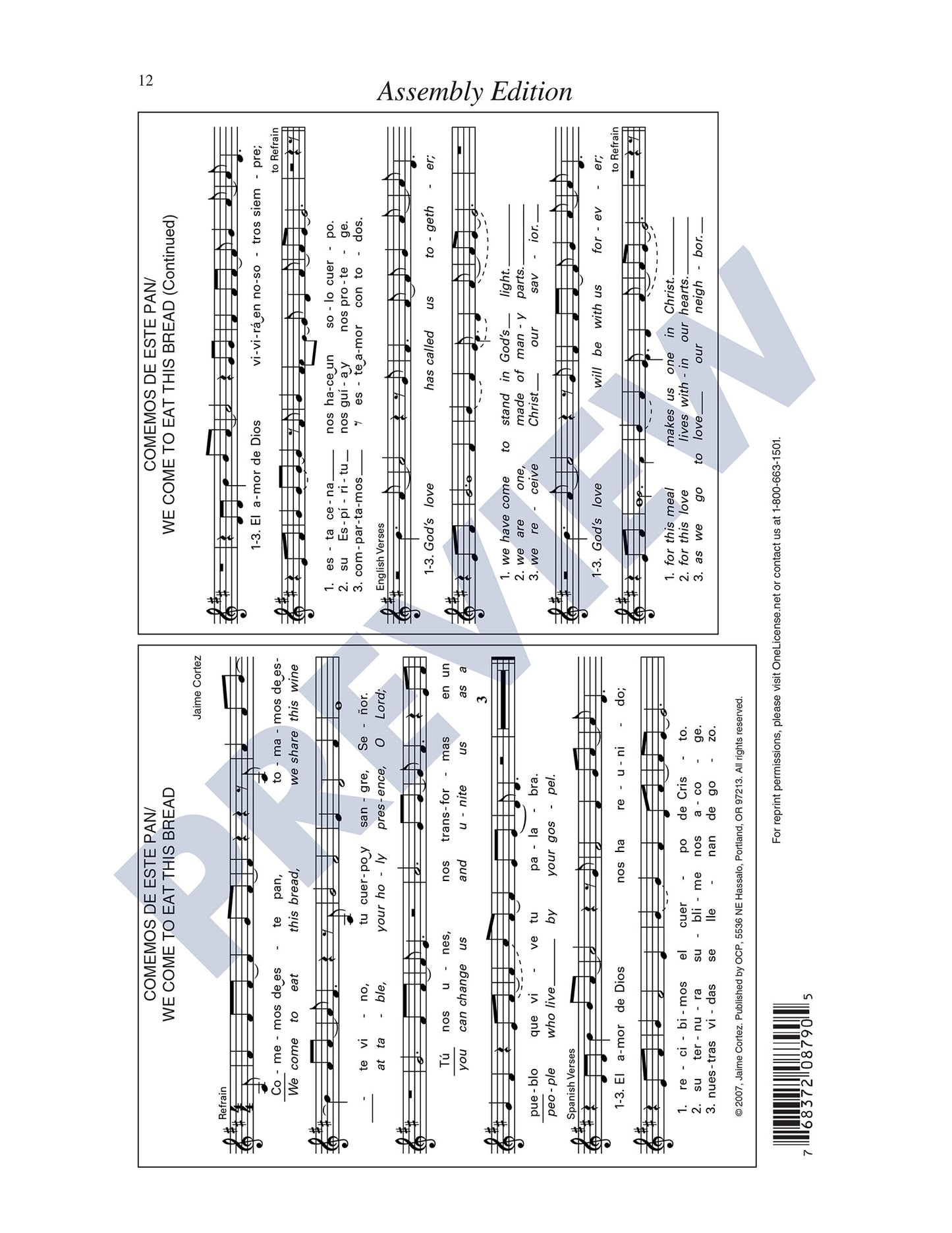 Comemos de Este Pan/We Come to Eat This Bread