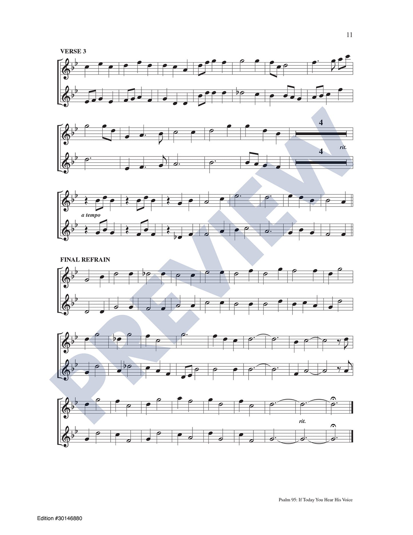 Psalm 95: If Today You Hear His Voice