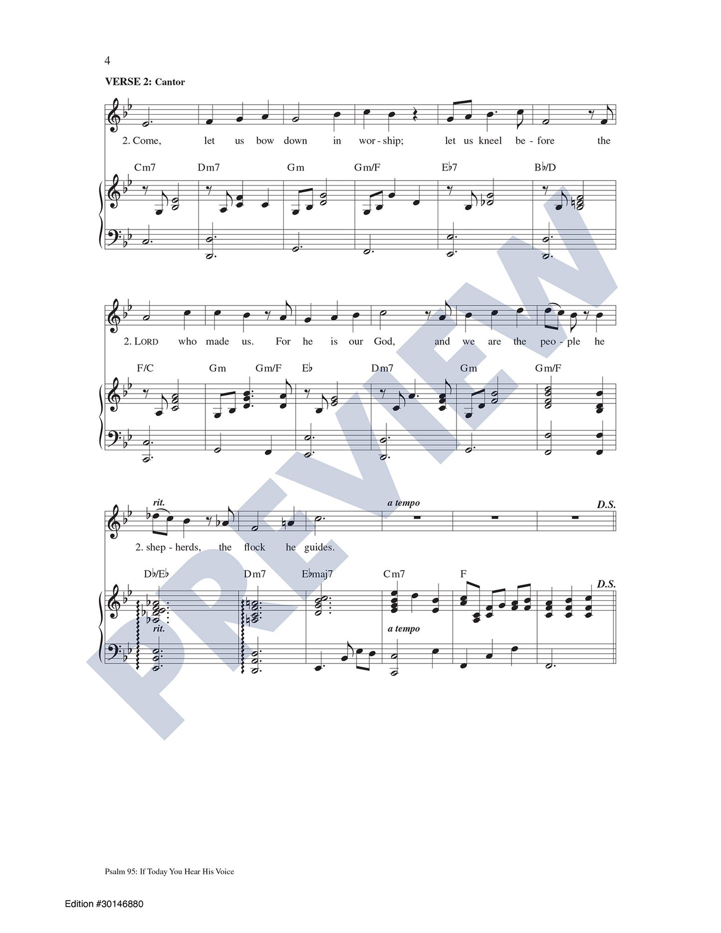 Psalm 95: If Today You Hear His Voice