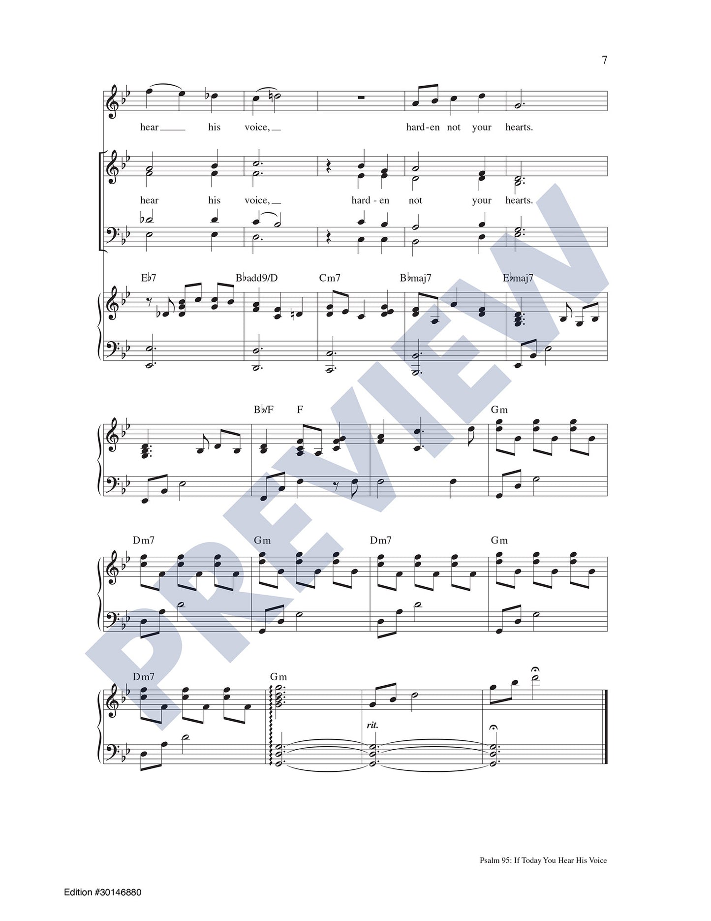 Psalm 95: If Today You Hear His Voice