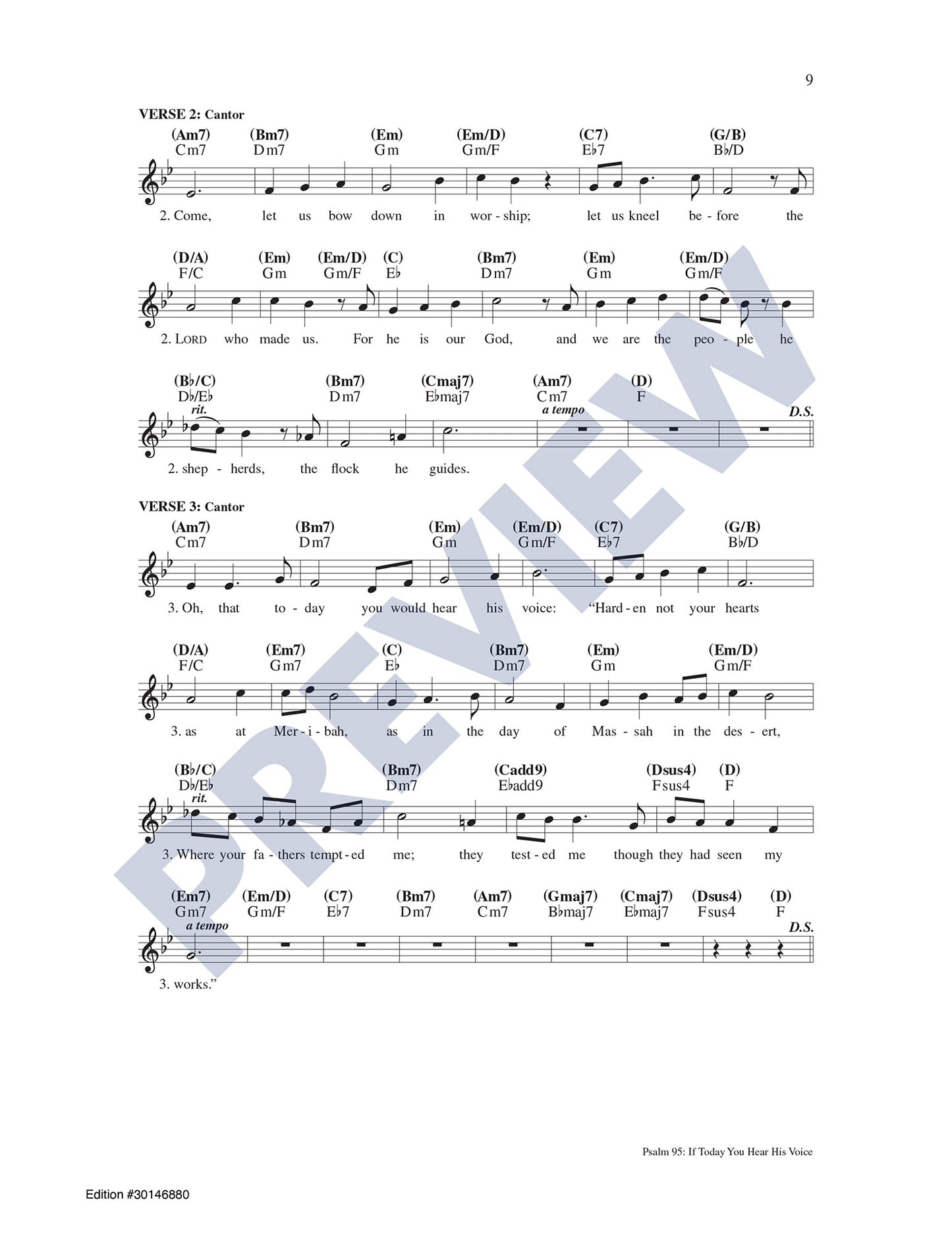 Psalm 95: If Today You Hear His Voice