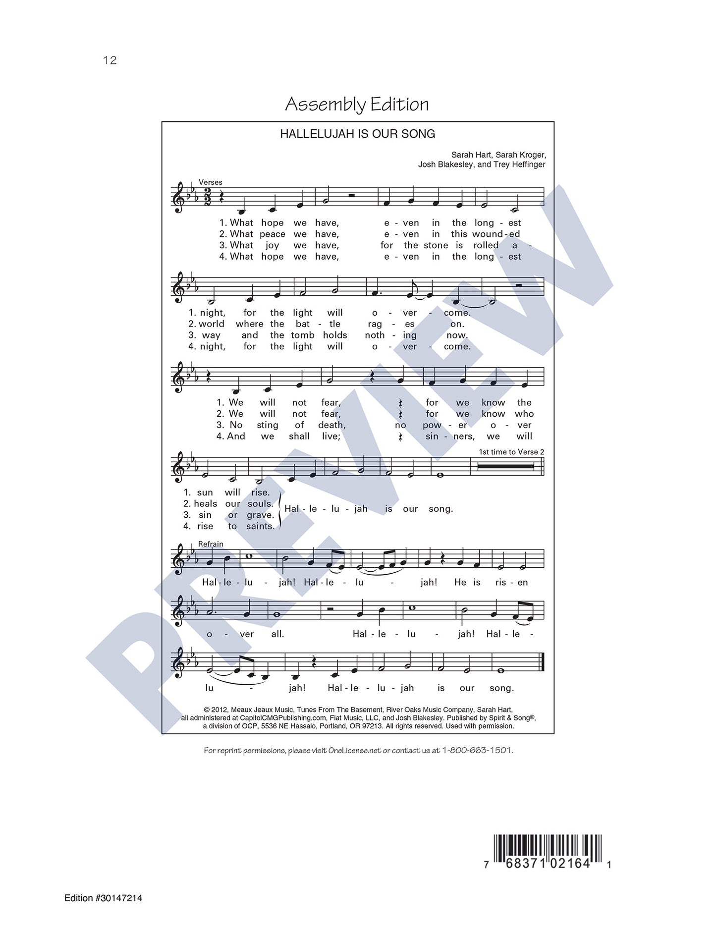 Hallelujah Is Our Song