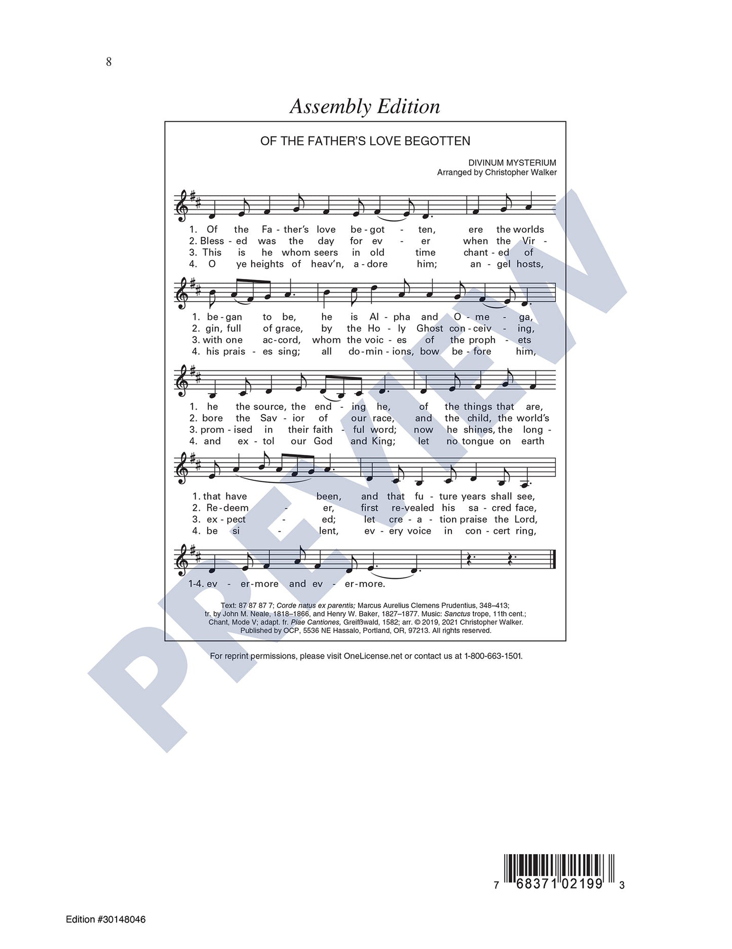 Of the Father's Love Begotten