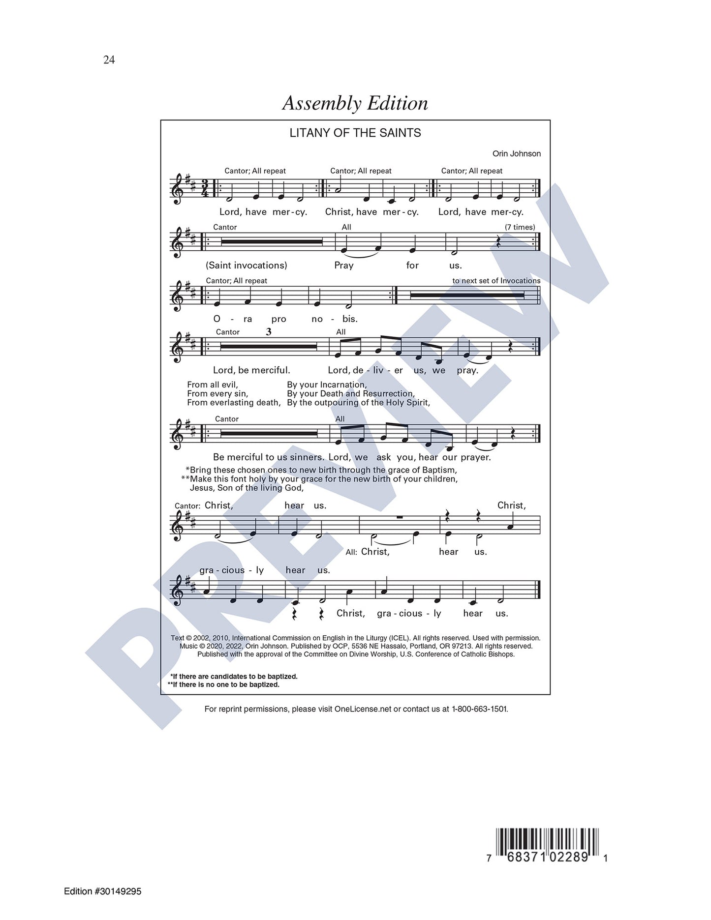 Litany of the Saints