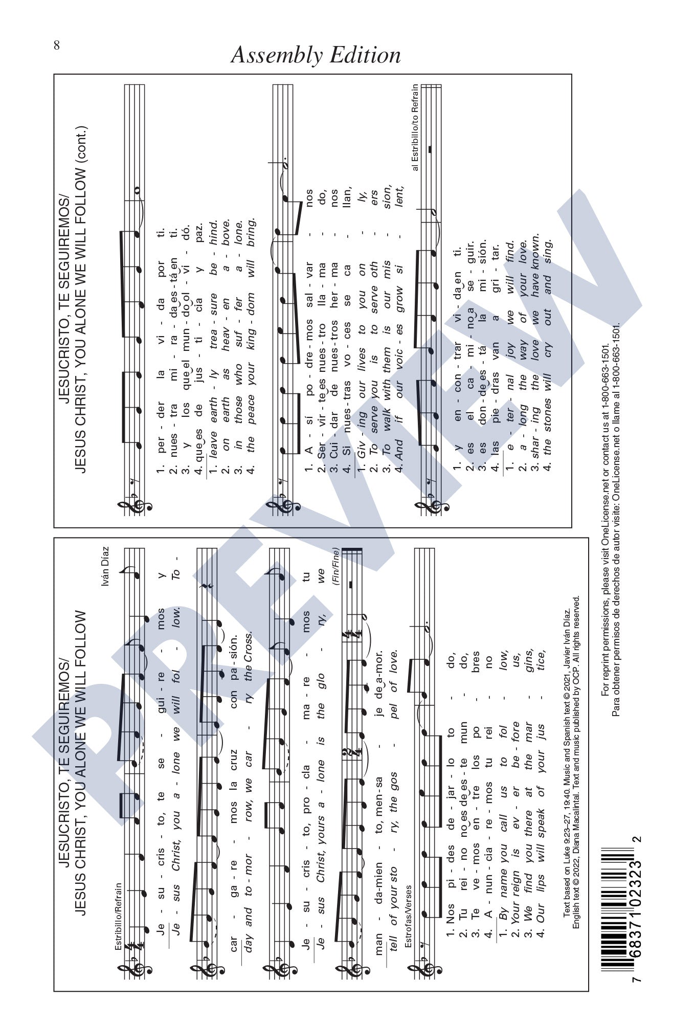 Jesucristo, Te Seguiremos/Jesus Christ, You Alone We Will Follow