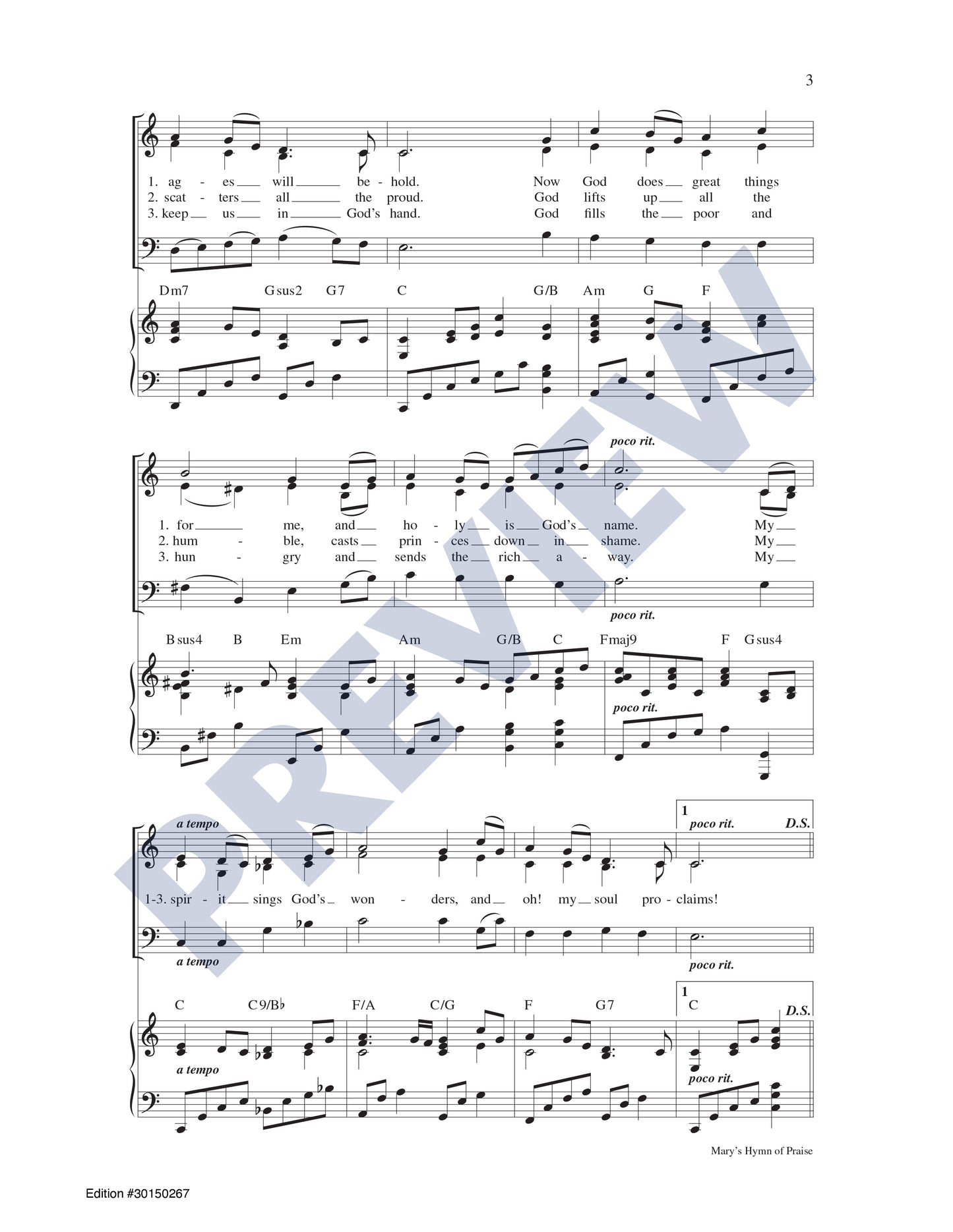 Mary's Hymn of Praise