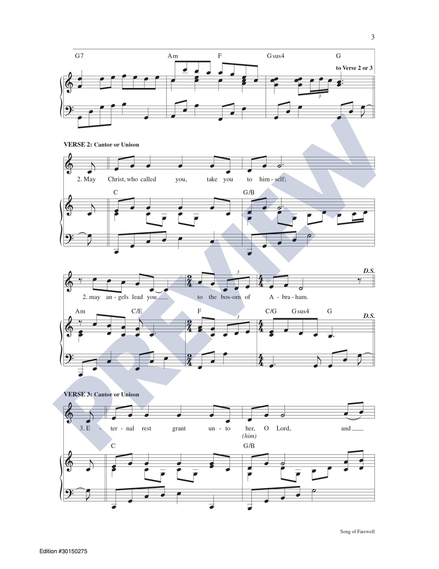 Song of Farewell