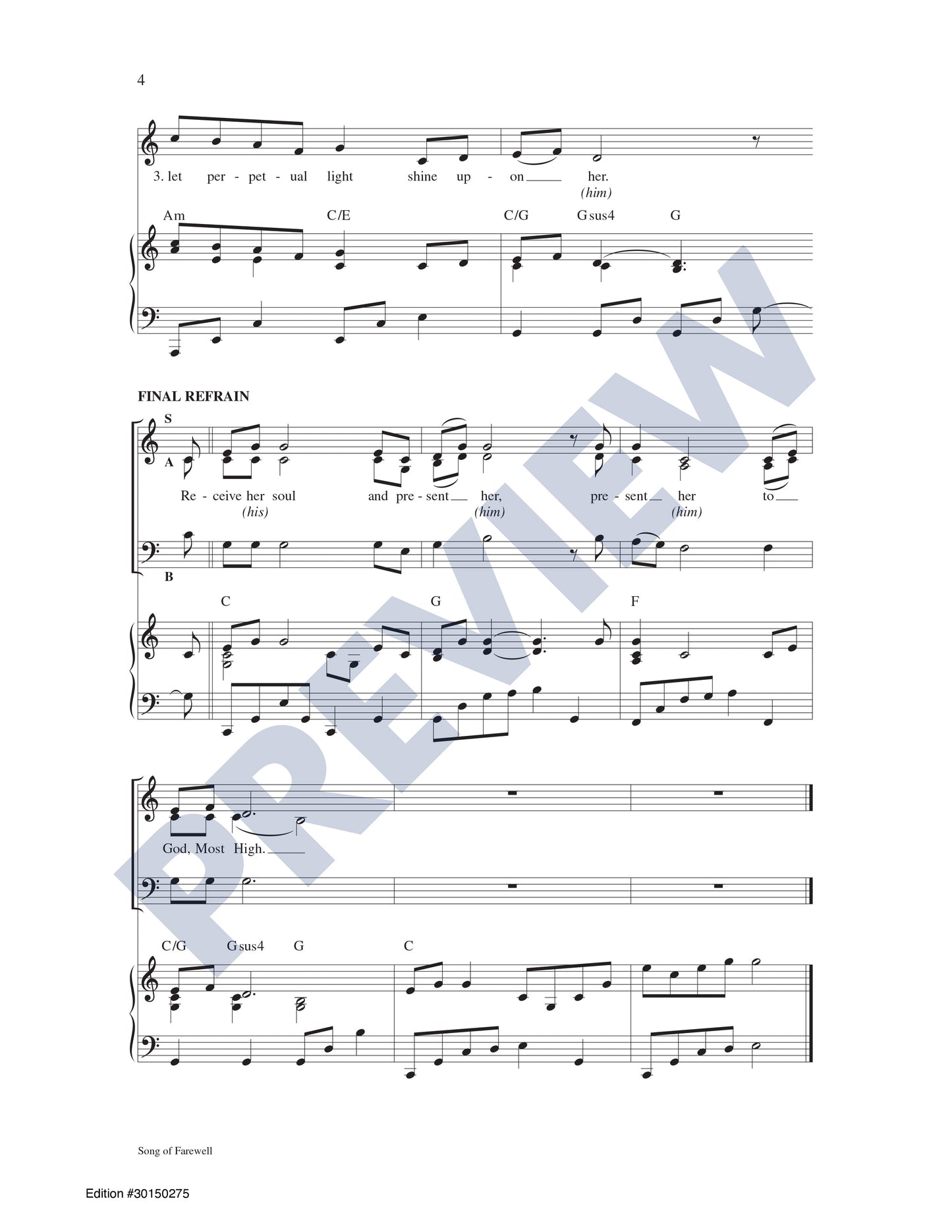 Song of Farewell