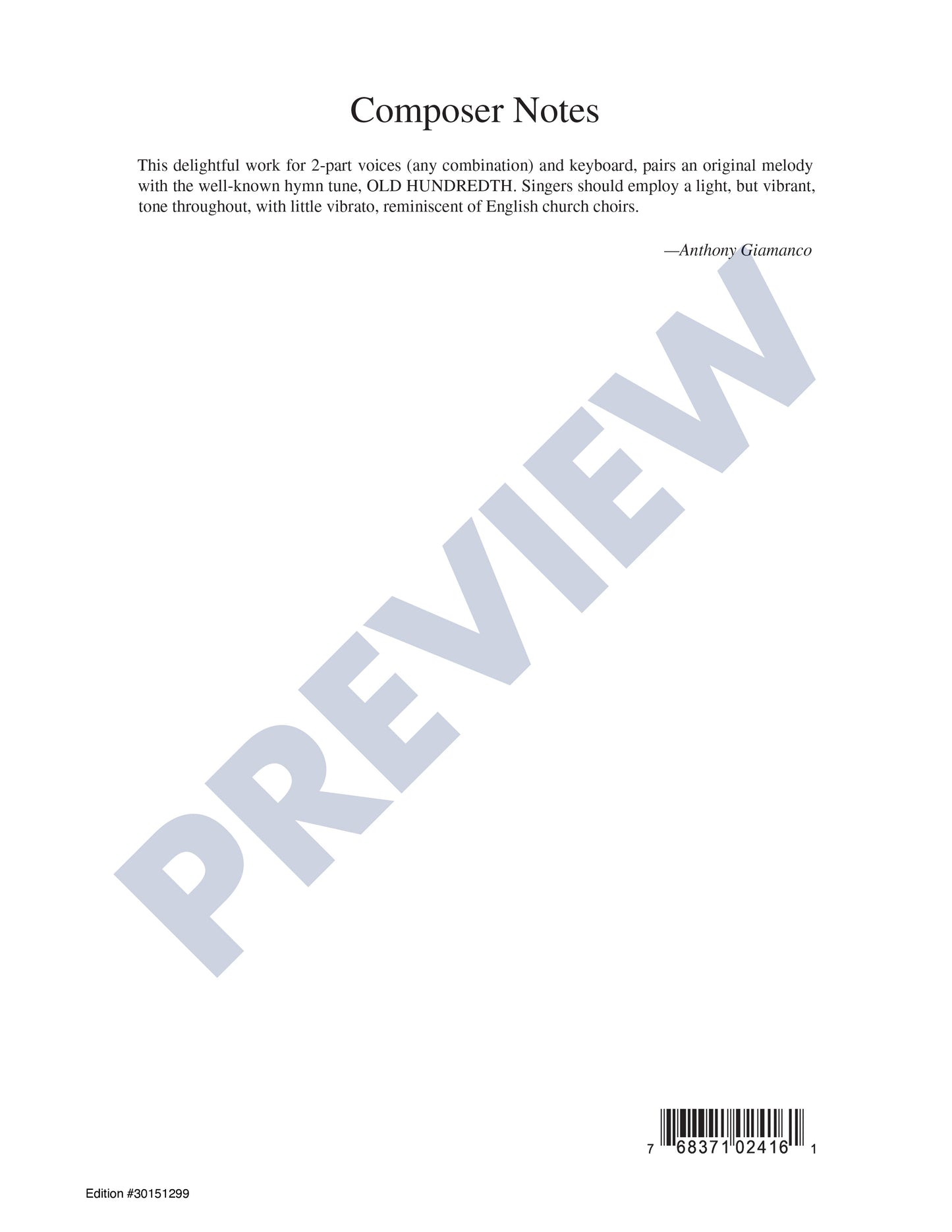 Praise God, from Whom All Blessings Flow