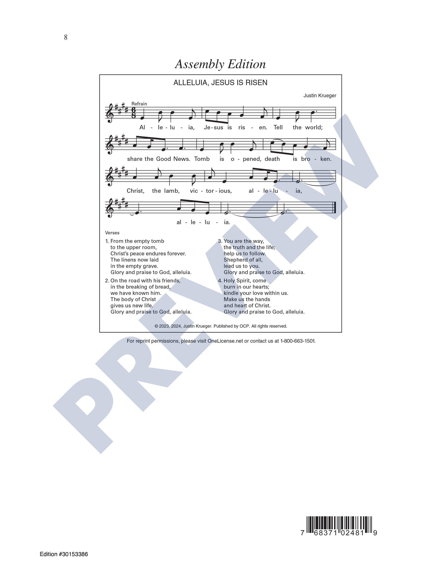 Alleluia, Jesus Is Risen