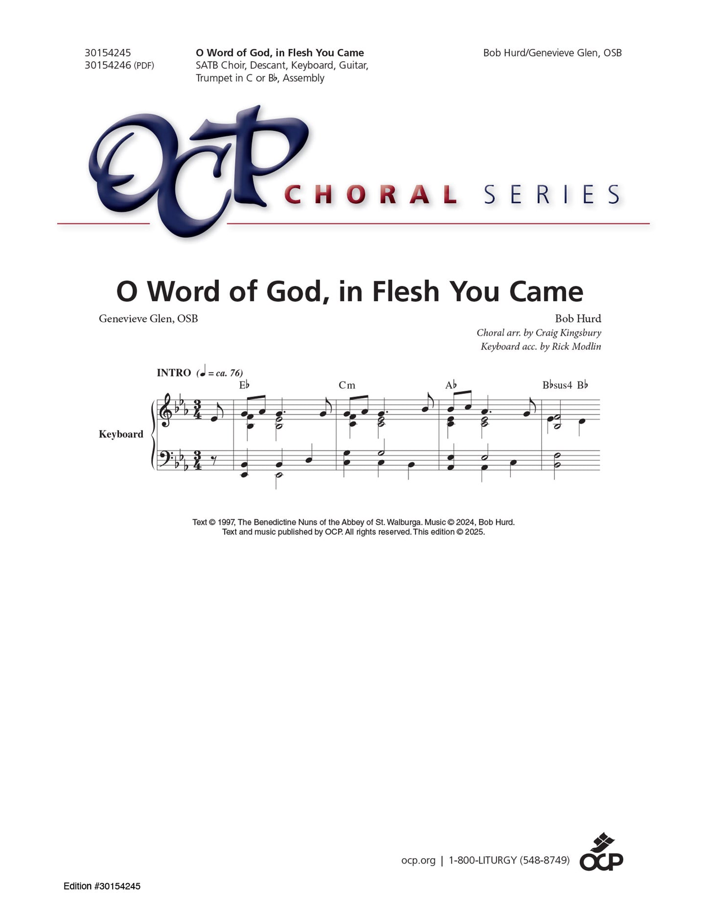 O Word of God, in Flesh You Came