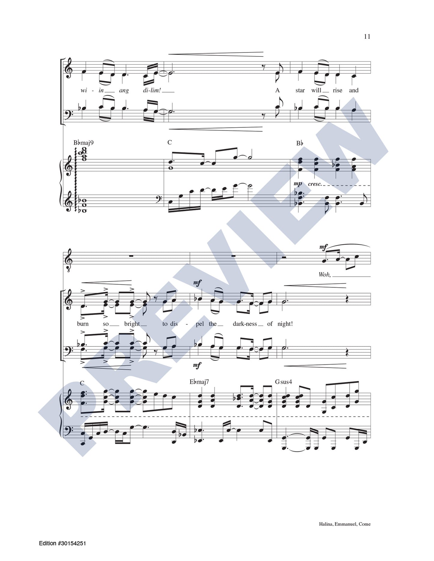Halina, Emmanuel, Come (A Filipino/English Song for Advent)