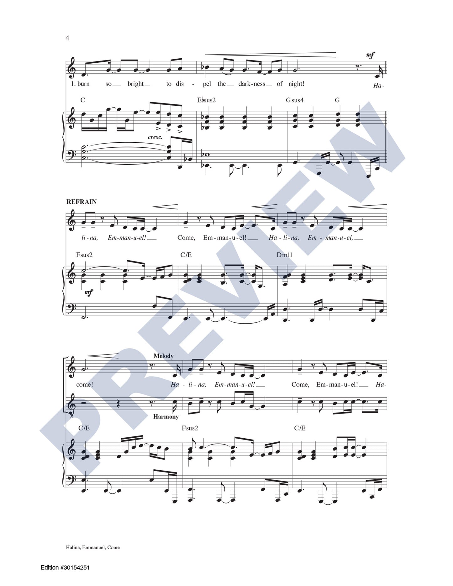 Halina, Emmanuel, Come (A Filipino/English Song for Advent)
