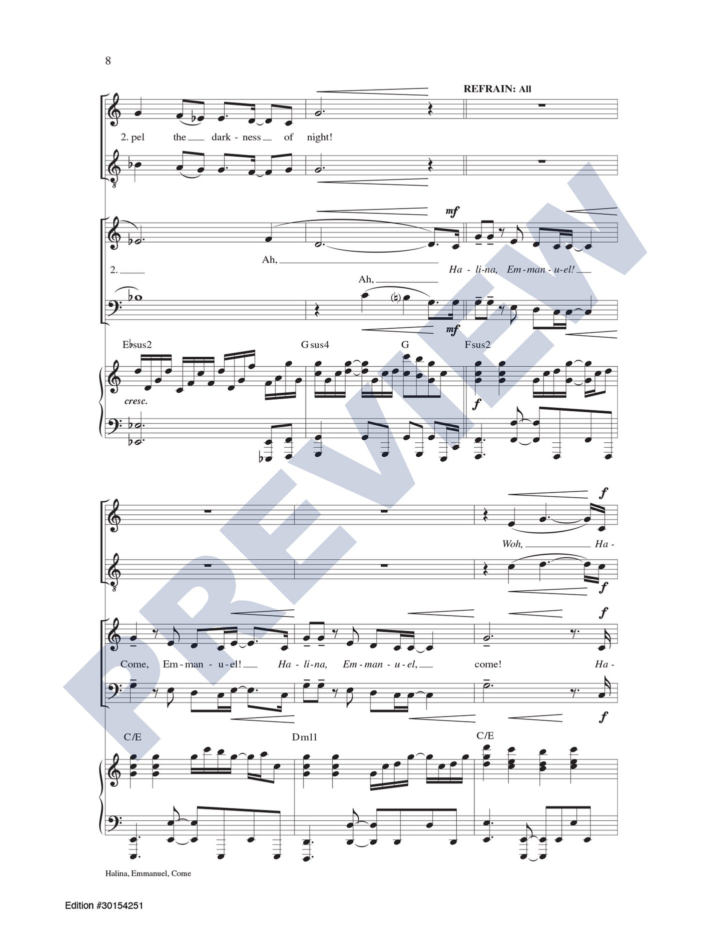 Halina, Emmanuel, Come (A Filipino/English Song for Advent)