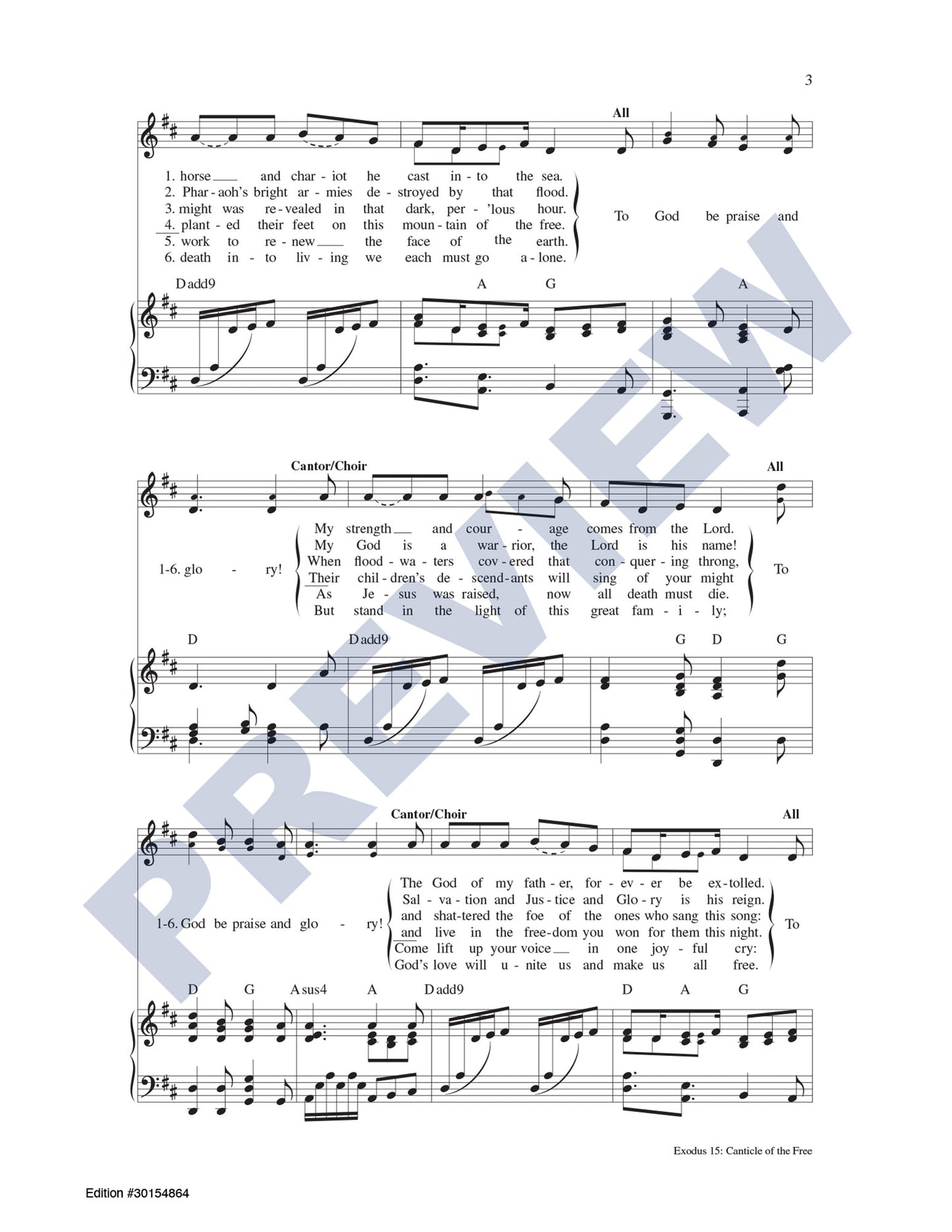 Exodus 15: Canticle of the Free